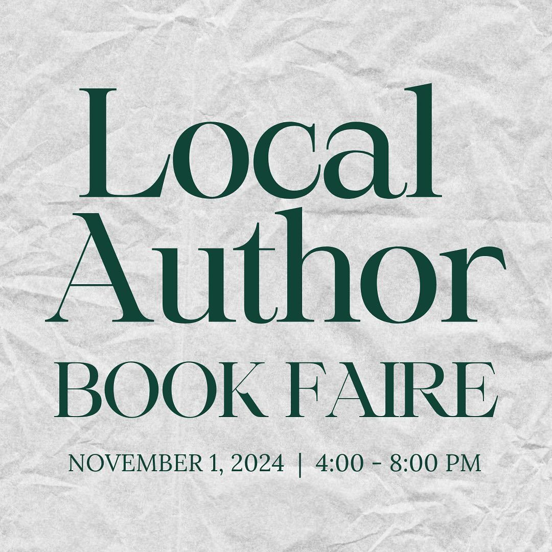 Local Author Book Faire, November 1, 2024 poster